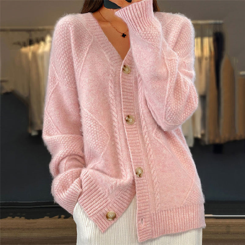 Strickjacke Damen | Langarm & Weich 1