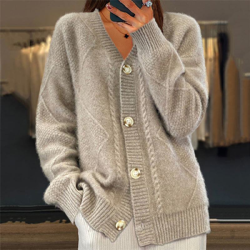 Strickjacke Damen | Langarm & Weich 2