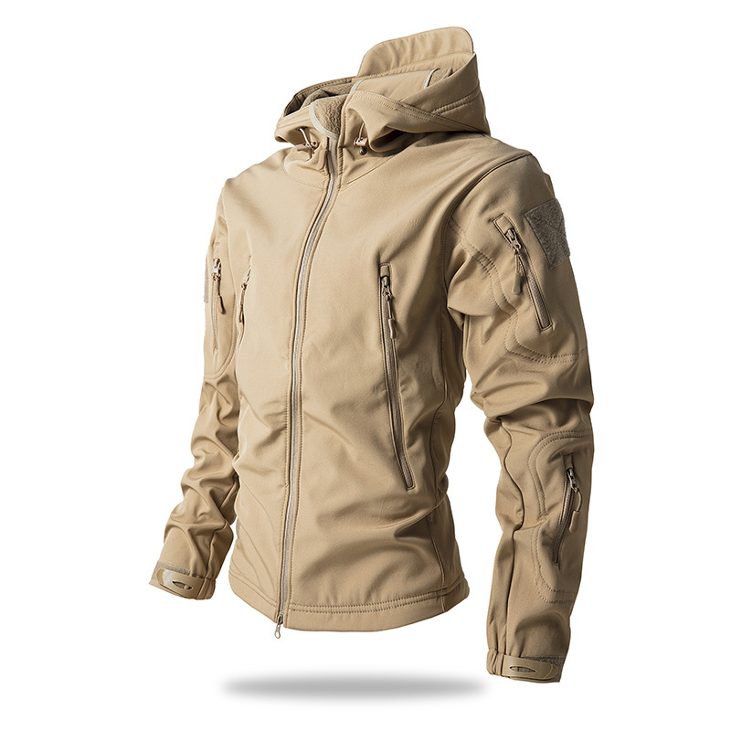 Softshelljacke für Herren | Mit Kapuze, Windabweisend