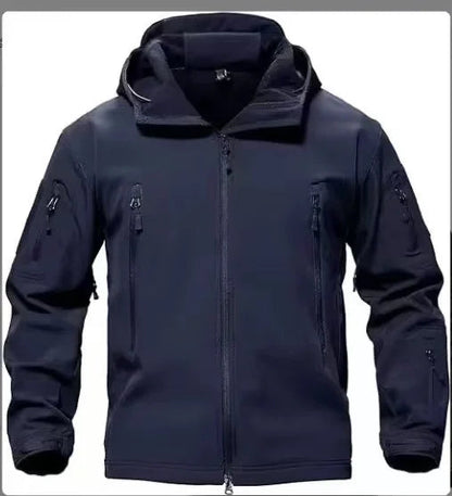 Softshell Jacke Herren | Winddicht mit Kapuze