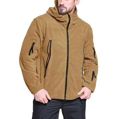 Softshelljacke Herren | Abnehmbare Kapuze, Funktional