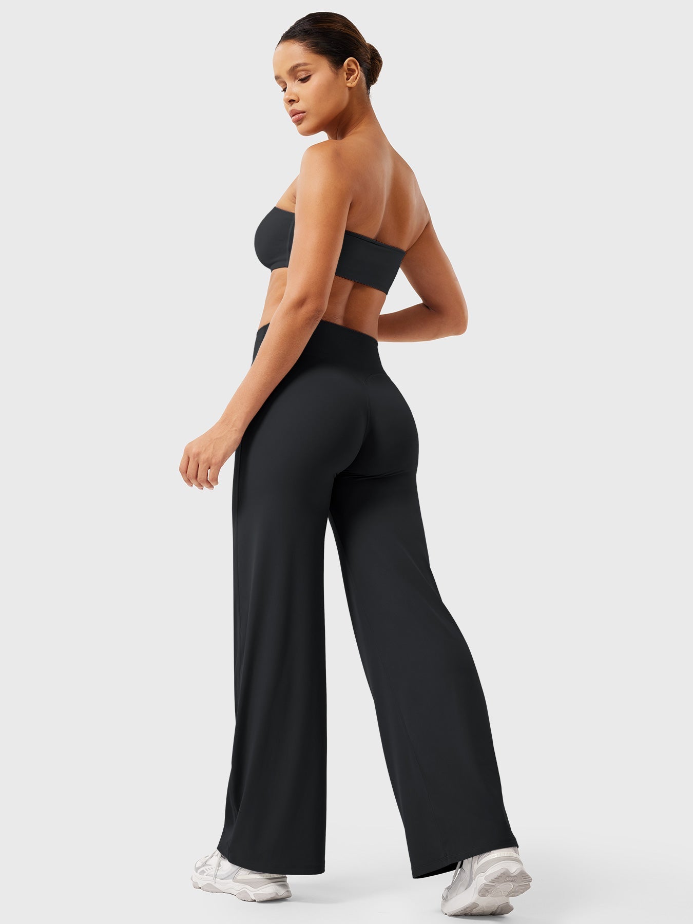 Sommer Hose Damen | Hohe Taille & Weit Ausgestelltes Bein