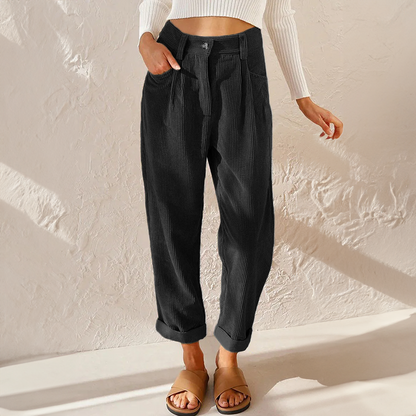 Sommer Hose Damen | Hohe Taille & Weites Bein