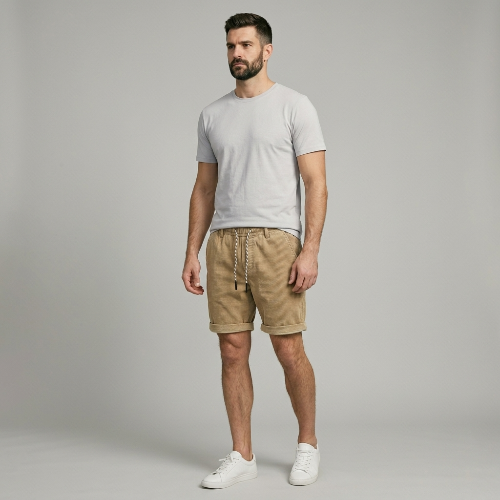 Sommer Shorts Herren mit Kordelzug | Bequem & Leicht