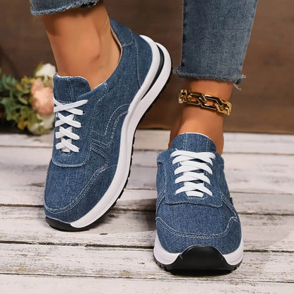 Sommerschuhe Damen Denim-Sneaker | Leicht & Lässig