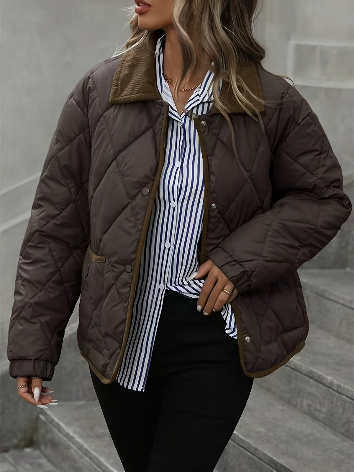 Steppjacke Damen | Wattiert & Warm Gefüttert