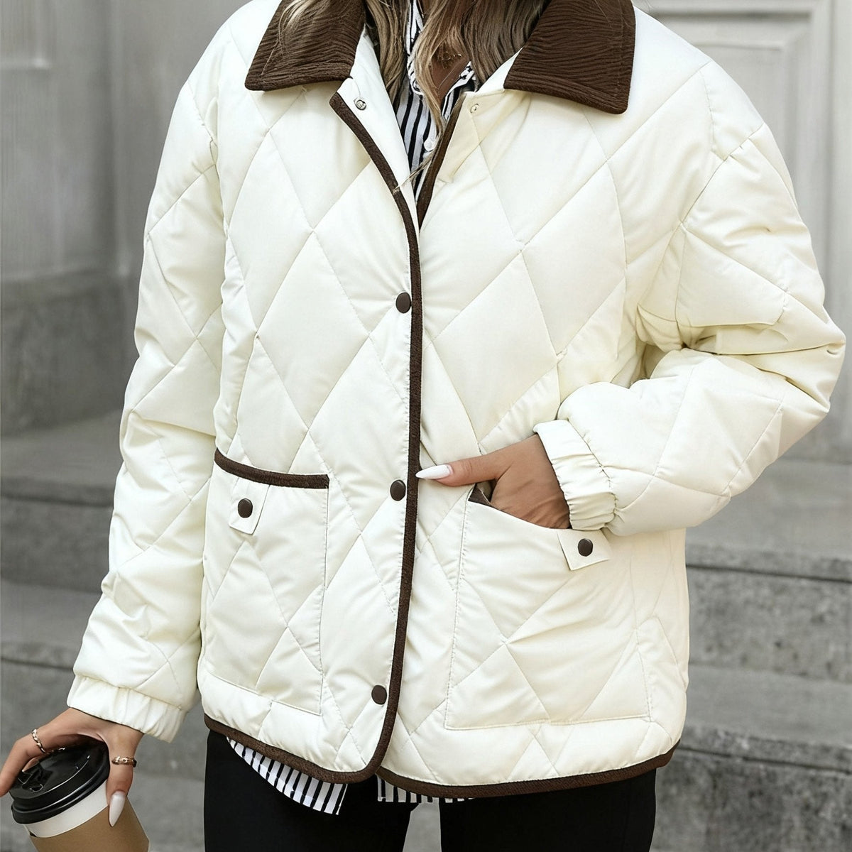 Steppjacke Damen | Wattiert & Warm Gefüttert