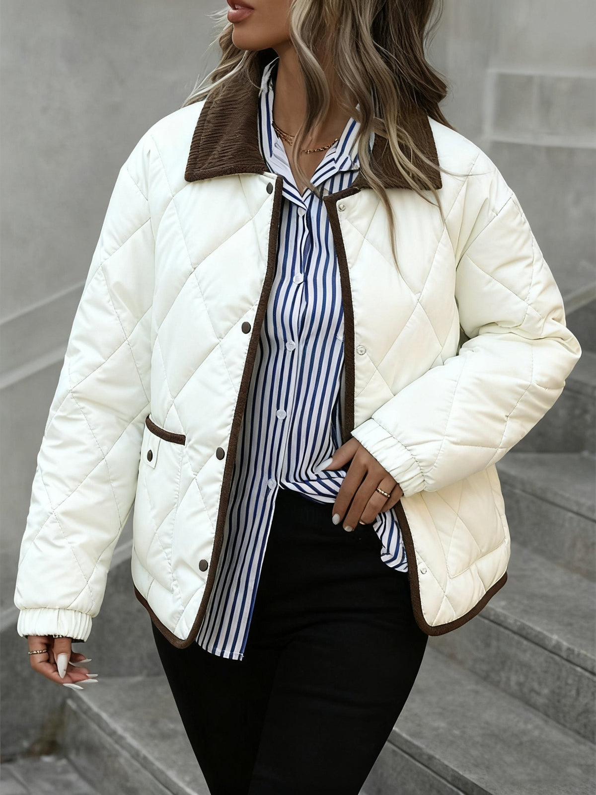 Steppjacke Damen | Wattiert & Warm Gefüttert