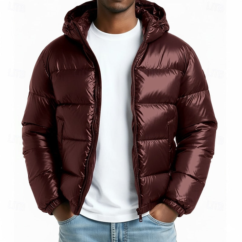 Steppjacke Herren mit Kapuze | Warm & Winddicht