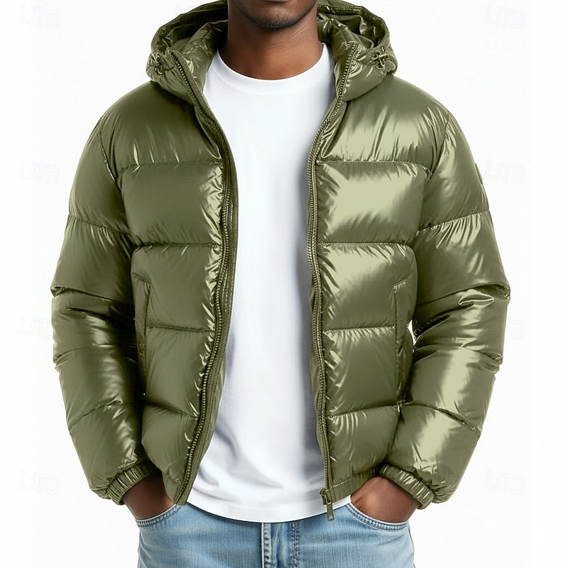 Steppjacke Herren mit Kapuze | Warm & Winddicht