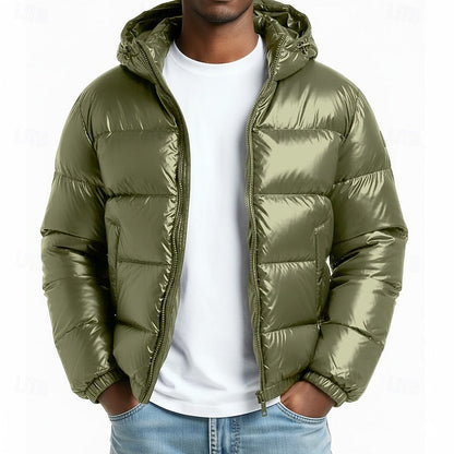 Steppjacke Herren mit Kapuze | Warm & Winddicht