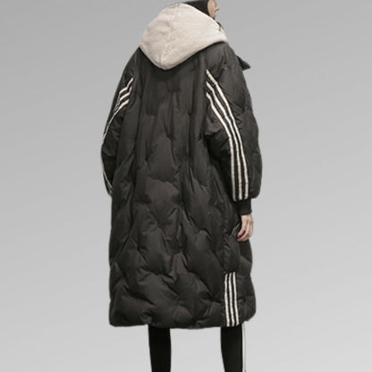 Steppjacke für Damen, schmal geschnitten, lange Silhouette | Winter