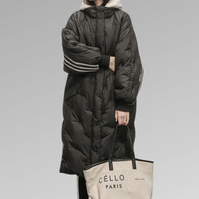 Steppjacke für Damen, schmal geschnitten, lange Silhouette | Winter