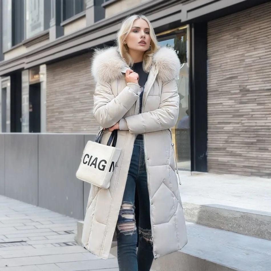 Steppmantel Damen | Verlängerte Länge