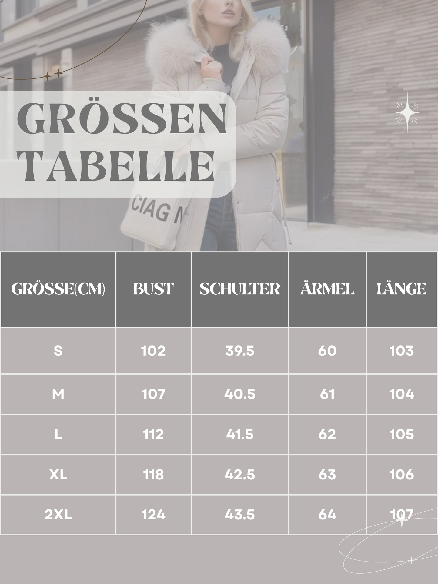 Steppmantel Damen | Verlängerte Länge