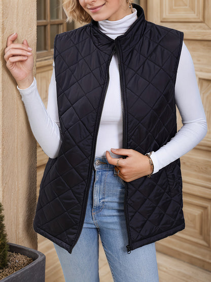 Steppweste Damen Lang | Ärmellos & Warm