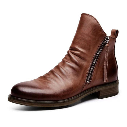 Men's leather boots designed for everyday style