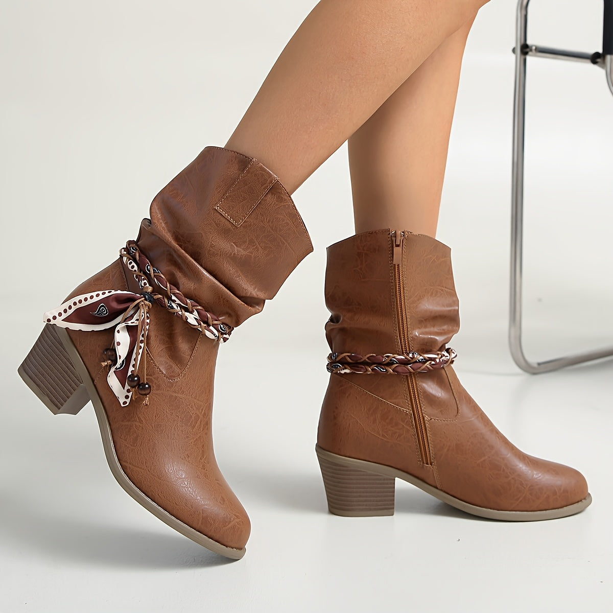 Stiefelette Damen | Western-Look & Flexibler Tragekomfort