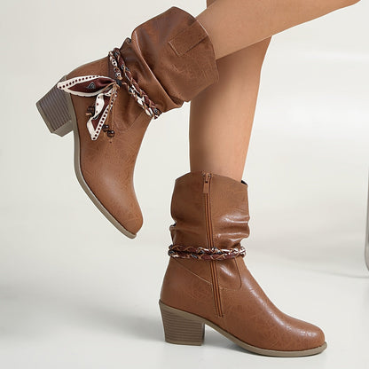 Stiefelette Damen | Western-Look & Flexibler Tragekomfort