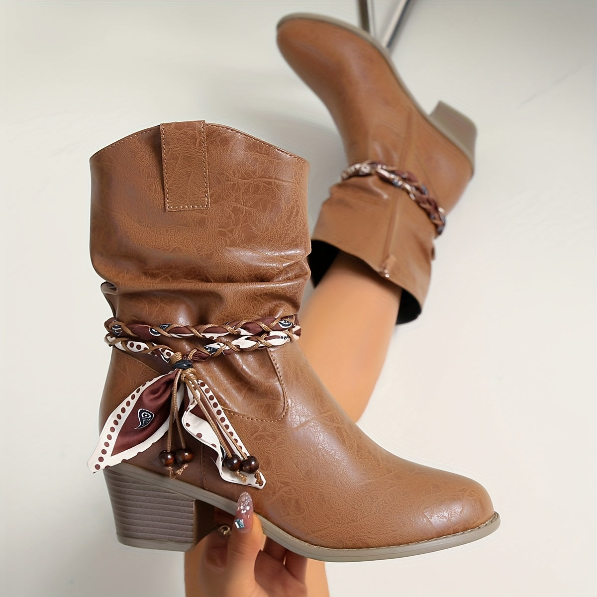 Stiefelette Damen | Western-Look & Flexibler Tragekomfort