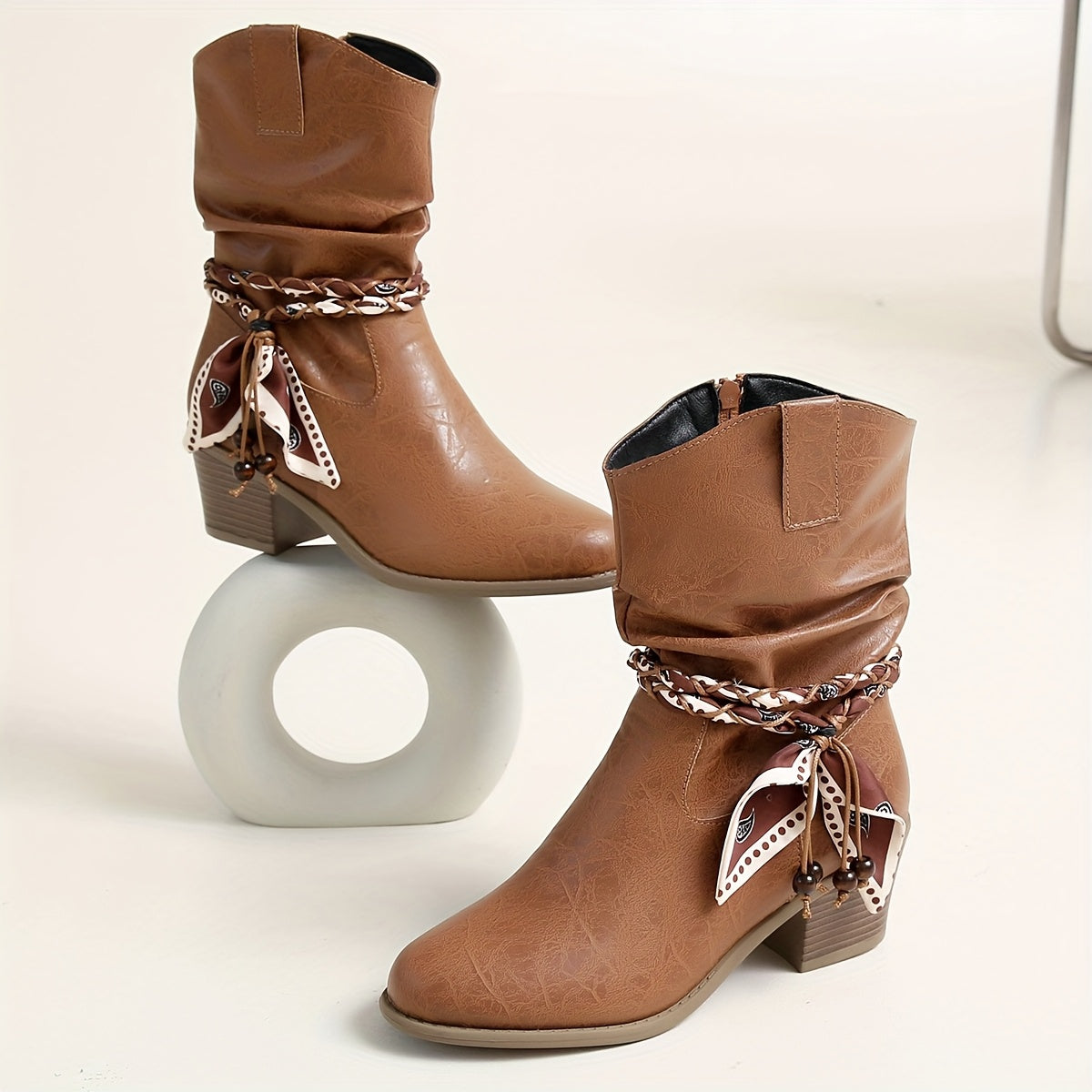 Stiefelette Damen | Western-Look & Flexibler Tragekomfort