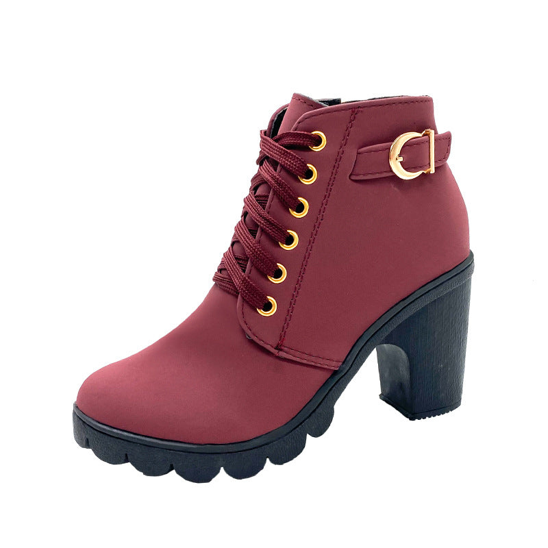 Stiefeletten Damen | Bequem mit Blockabsatz