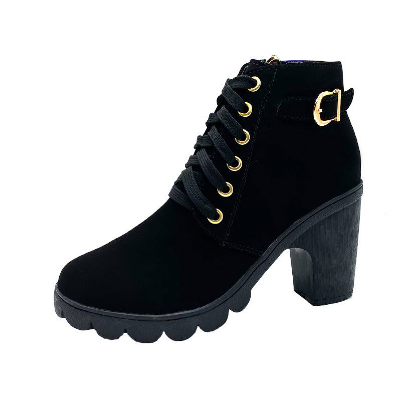 Stiefeletten Damen | Bequem mit Blockabsatz
