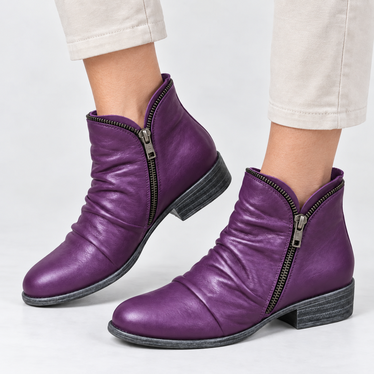 Stiefeletten Damen | Strukturiertes Design & Weiche Polsterung 7