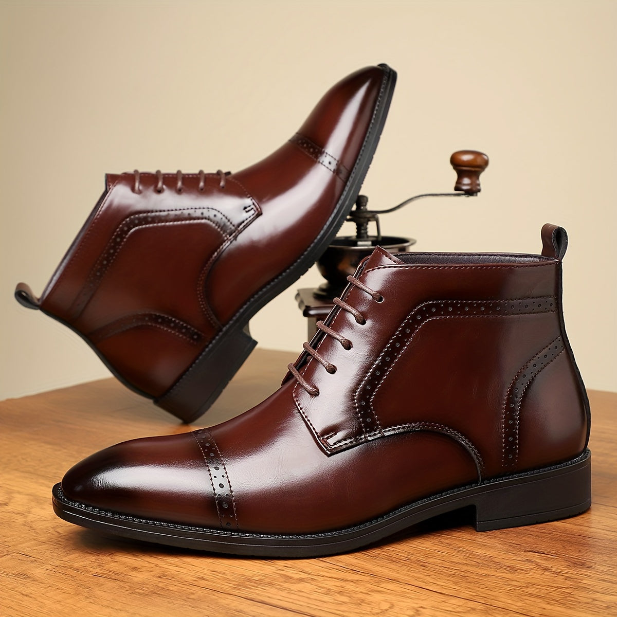 Stiefeletten Herren | Cap-Toe & Robuste Schnürung