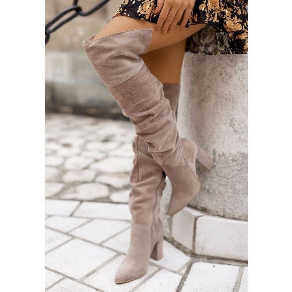 Stiefeletten für Damen | Bequemes Schlupfdesign | Normale Passform