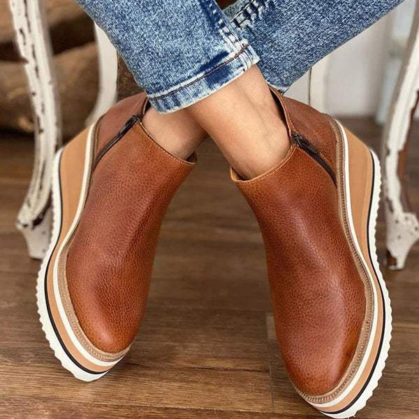 Stiefeletten für Damen | Bequeme Plateausohle