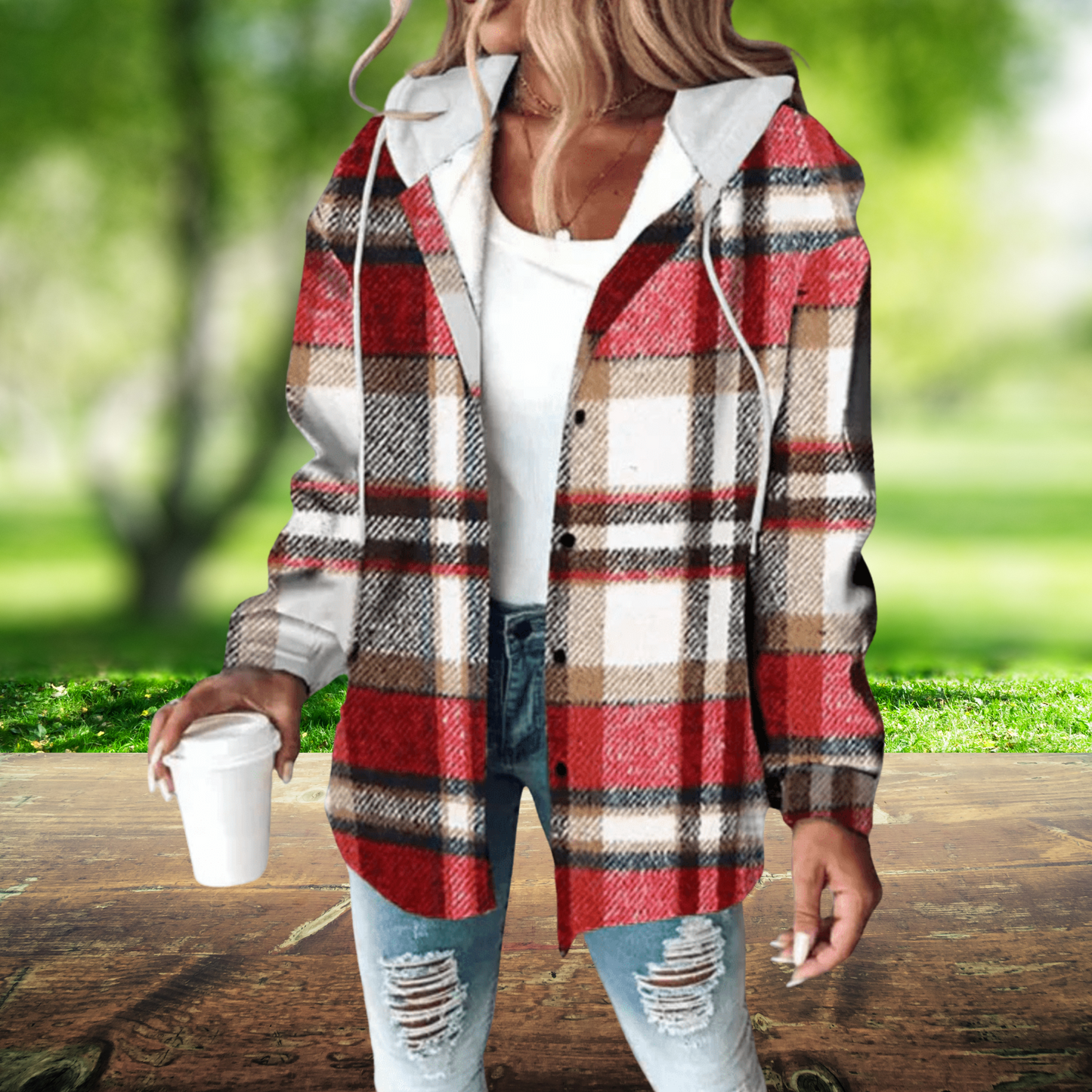 Stilvolle Übergangsjacke – winddicht, warm und bequem geschnitten