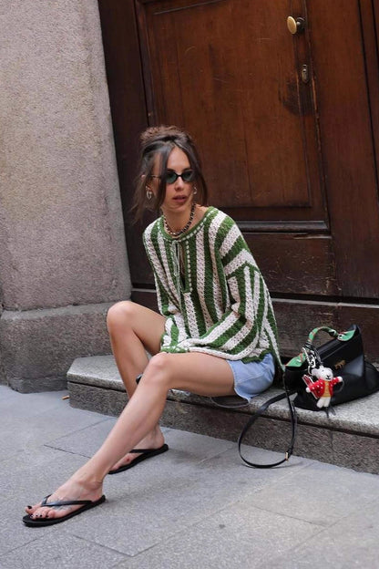 Streifenpullover Damen | Bequem & Vielseitig