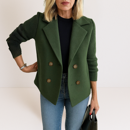 Strickblazer Damen | Bequeme Passform & Knopfleiste