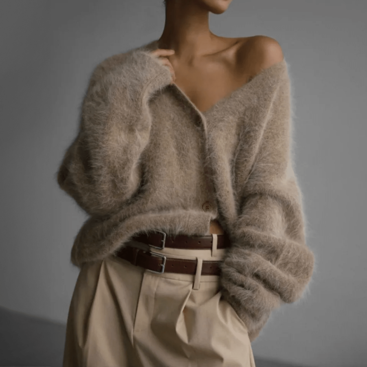 Strickjacke Damen | Flauschig & Warm 1