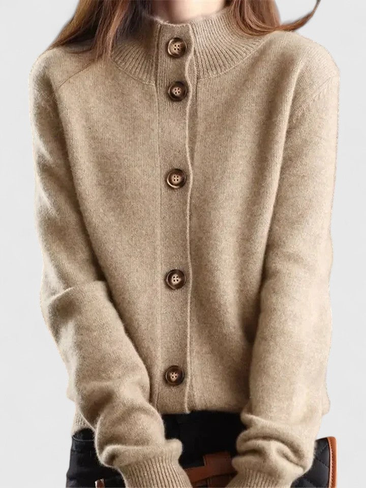 Strickjacke Damen | Kragen & Kuschelig Weich
