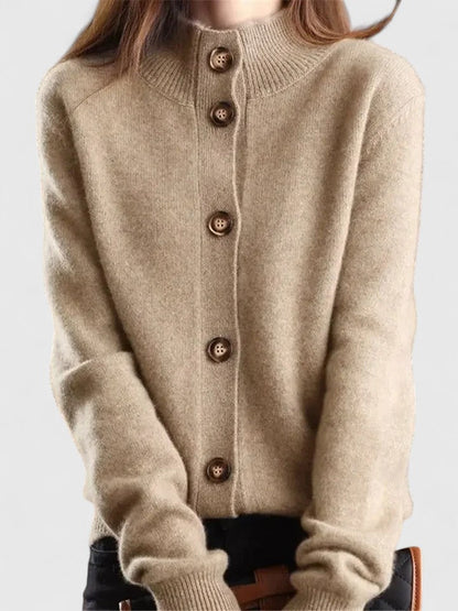 Strickjacke Damen | Kragen & Kuschelig Weich