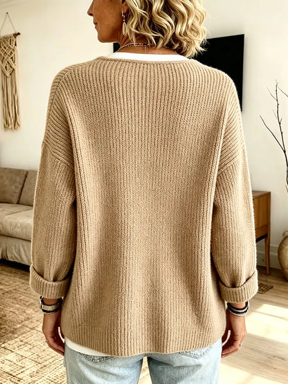 Strickjacke Damen | Locker & Knopfdetails 3