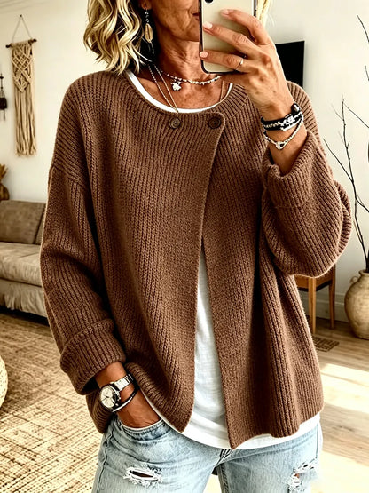Strickjacke Damen | Locker & Knopfdetails 5