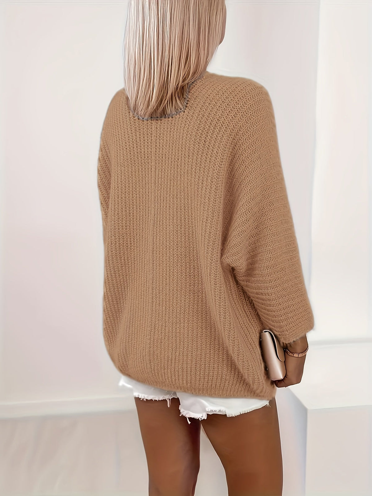 Strickjacke Damen | Offene Front & Bequemer Schnitt