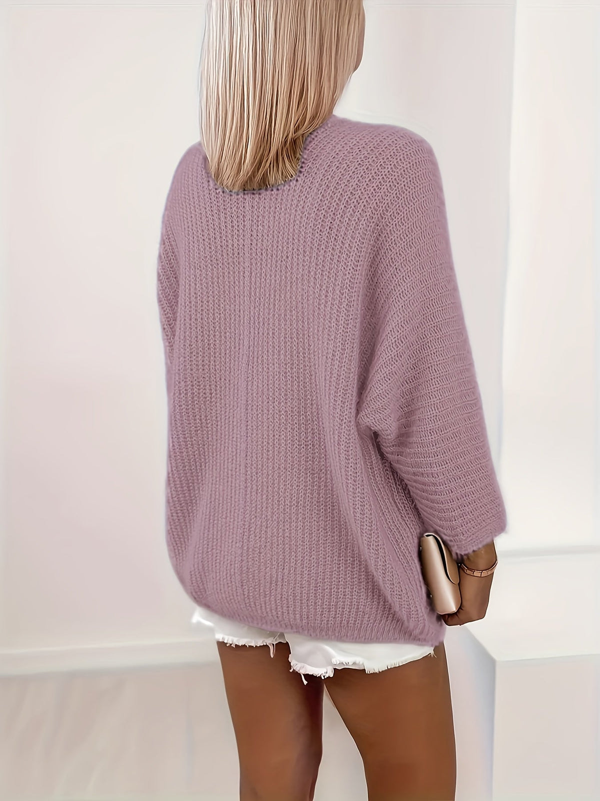 Strickjacke Damen | Offene Front & Bequemer Schnitt