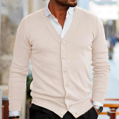 Strickjacke Herren | V-Ausschnitt & Knopfleiste