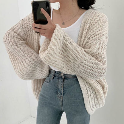 Strickjacke Oversize Damen | Weiter Schnitt & Kuschelig