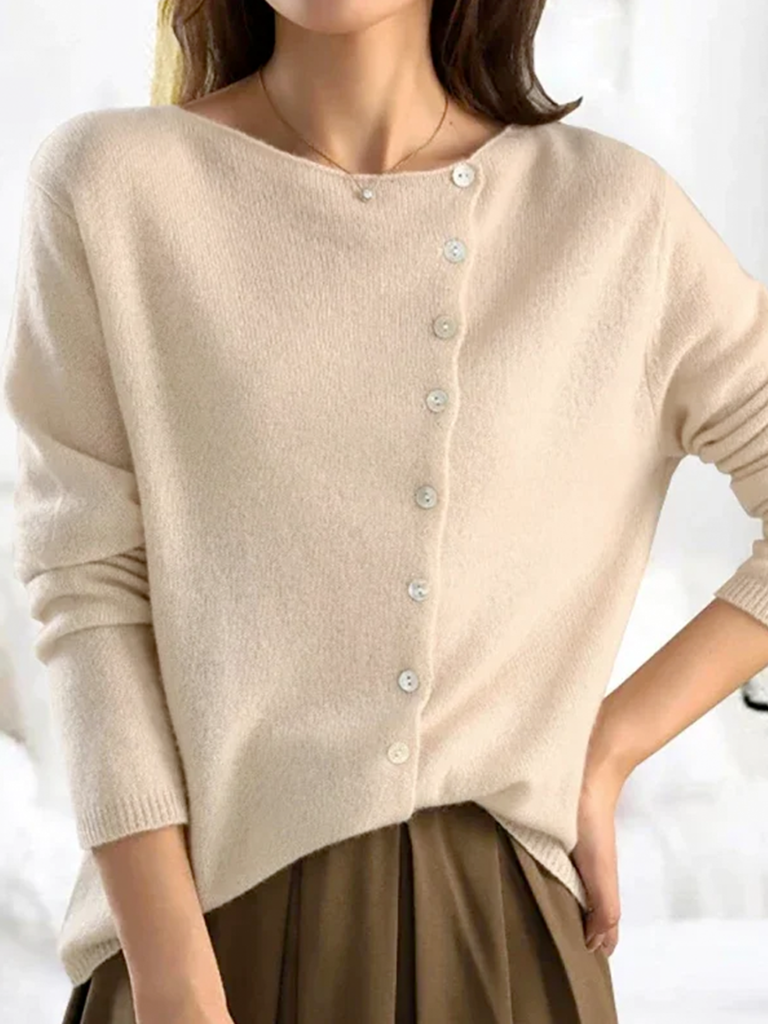Strickjacke für Damen | Normale Passform