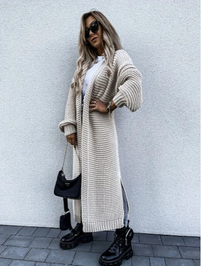 Strickjacke | Offenes Design Langarm Saisonale Vielseitigkeit