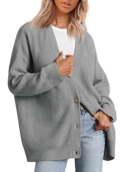 Strickjacke für Damen, Oversize | Leichte Passform