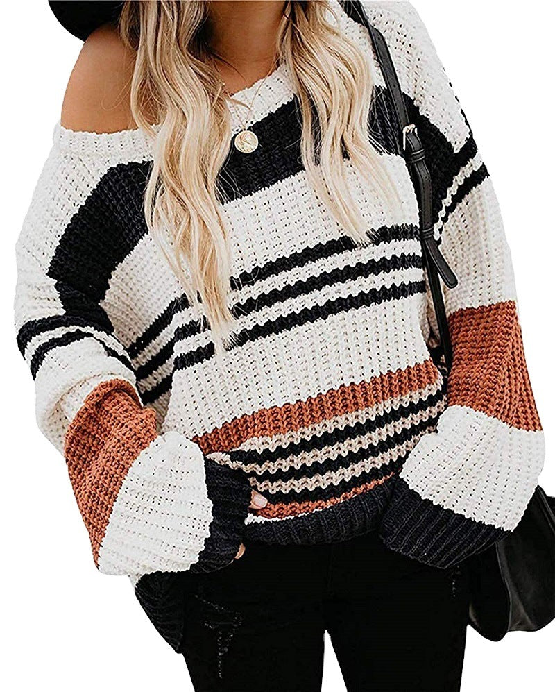 Freywind | Damen Strickpullover Oversize Blockstreifen - Image 5