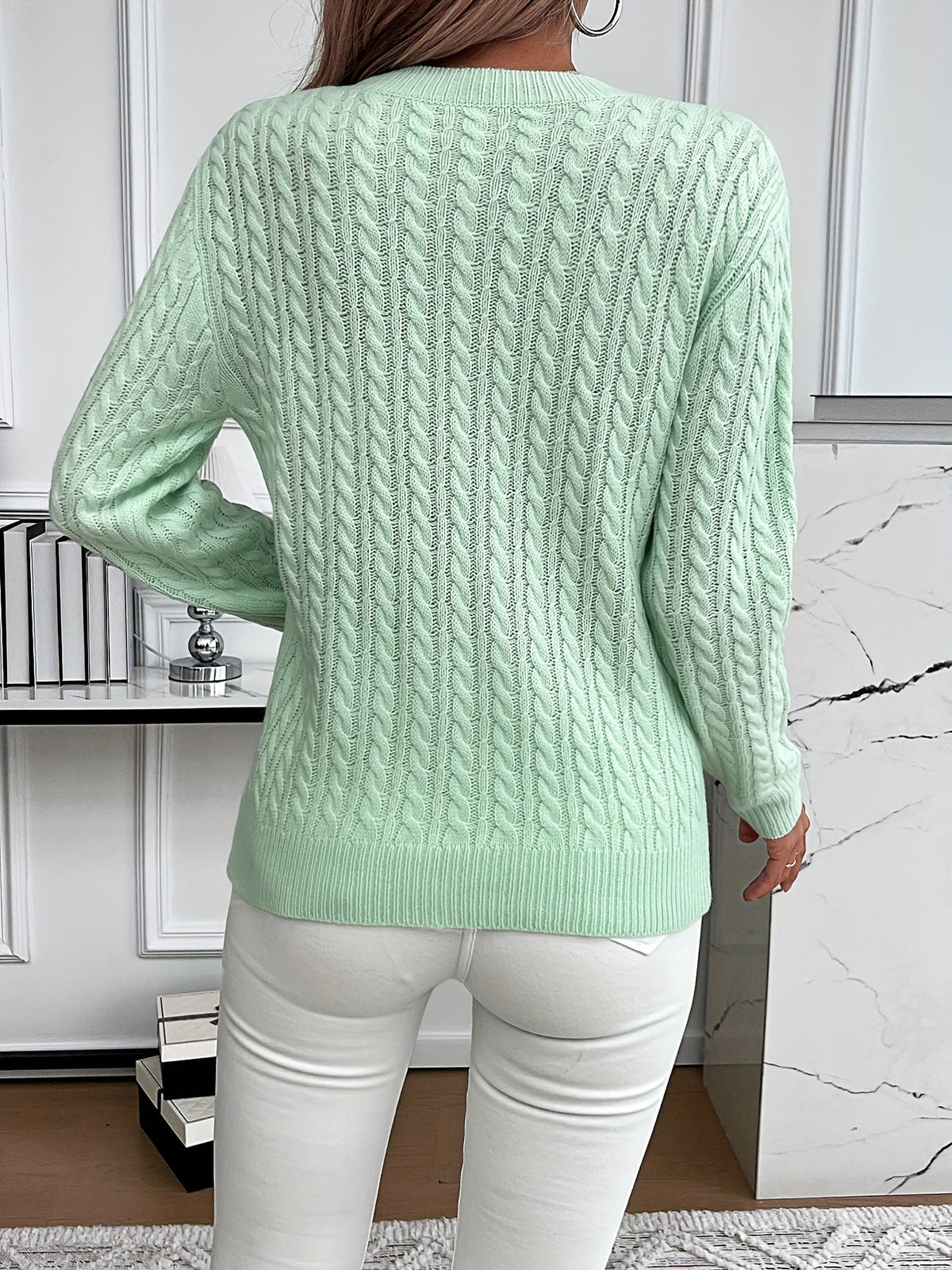 Strickpullover Damen | Rundhalsausschnitt & Zeitloser Look
