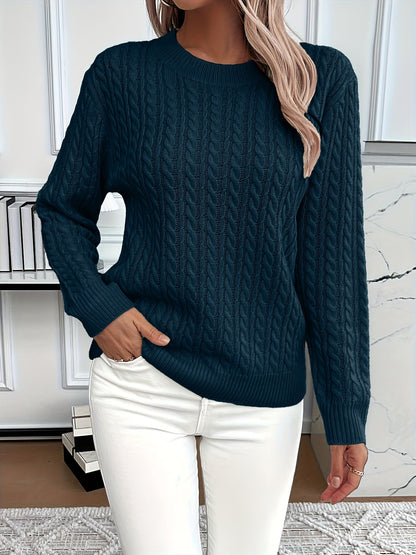 Strickpullover Damen | Rundhalsausschnitt & Zeitloser Look