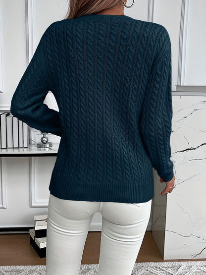 Strickpullover Damen | Rundhalsausschnitt & Zeitloser Look